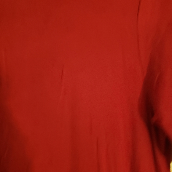 Agnes & Dora red ruffle tunic. Size Small - Picture 2 of 4